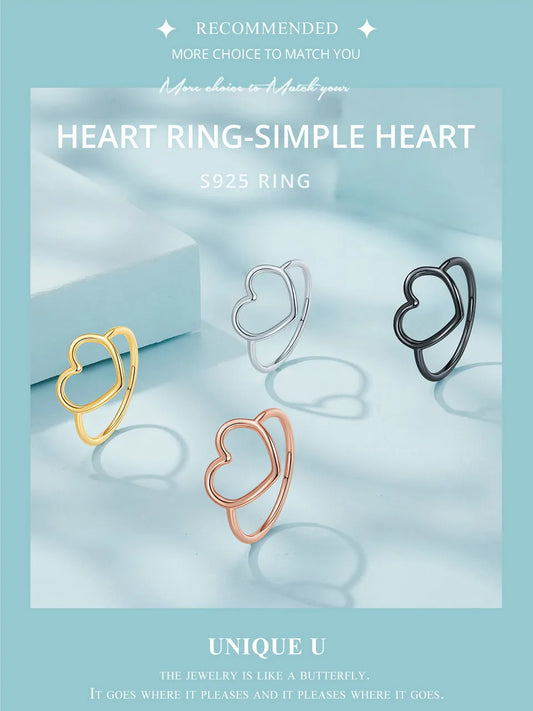 Heart Finger Rings